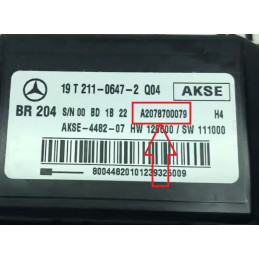 Diagnostický emulátor obsadenosti sedadiel AKSE pre Mercedes-Benz CLA AMG C117 X117 (2013-2016)