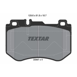 FRONT Brake Pads for Mercedes-Benz C-Class W205 S205 C205 A205 TEXTAR 2599701