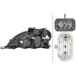 Headlight  - HELLA 1EA 963 130-461