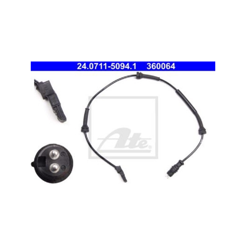 Delantero Sensor de ABS para Renault Espace Laguna Vel Satis ATE 24.0711-5094.1