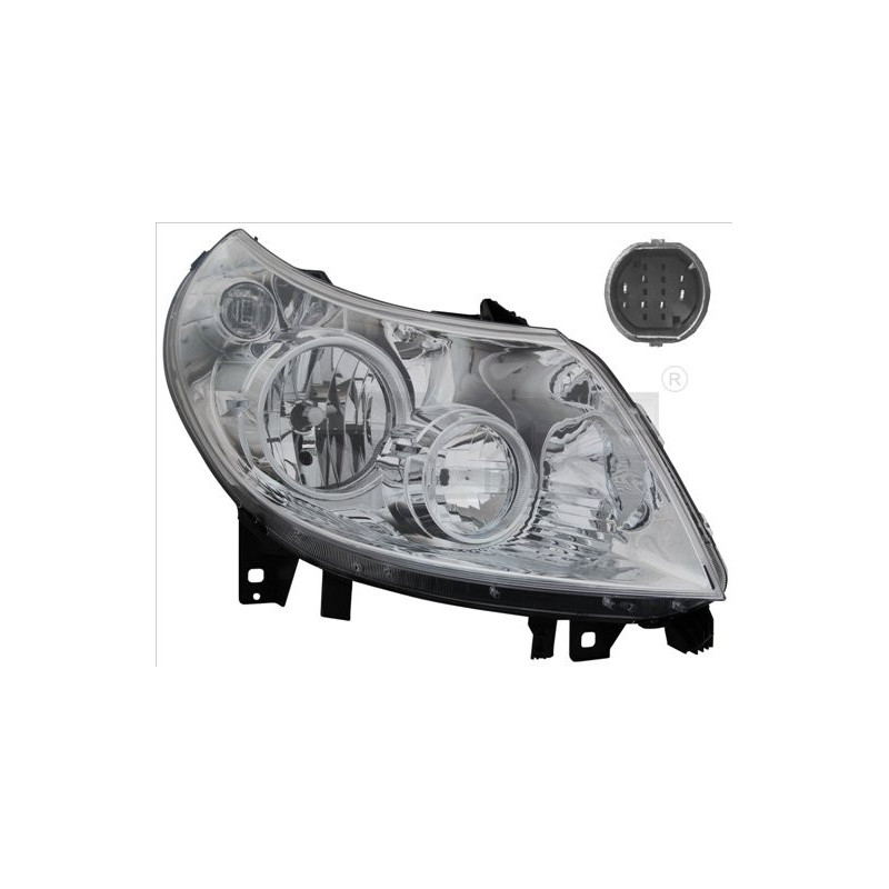 Headlight  - TYC 20-11333-05-2