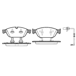FRONT Brake Pads for Audi A6 A7 A8 ROADHOUSE 21441.12